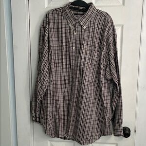 Brooks Brothers Brown Plaid Button-Down Shirt